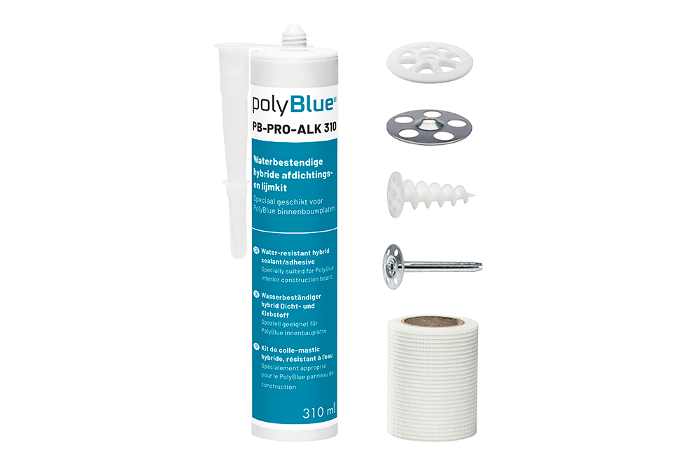 PolyBlue toebehoren set